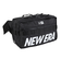 ニューエラ（NEW ERA）バッグ スクエア ウエストバッグ プリントロゴ 黒 7L 14521303 ウエストポーチ ボディバッグ レジャー