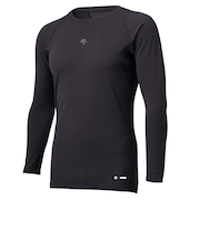 デサント（DESCENTE）野球 丸首長袖アンダーシャツ DB5SUD20M BK00