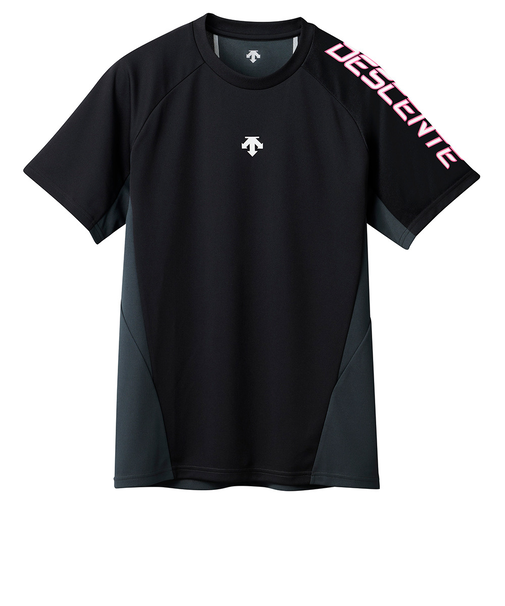 デサント（DESCENTE）バレーボールウェア 半袖Tシャツ DV5SHTX1UB BKPK