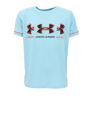 アンダーアーマー（UNDER ARMOUR）バスケットボールウェア ジュニア テック ゾーン プリント 半袖Tシャツ 6003639 494