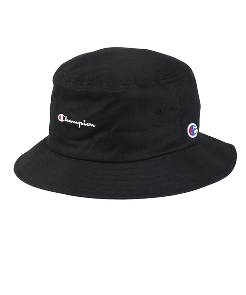 チャンピオン-ヘリテイジ（CHAMPION-HERITAGE）帽子 TWILL SCRIPT ハット 黒 58cm C8-B714C 090 バゲットハット …