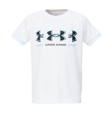 アンダーアーマー(UNDER ARMOUR)バスケットボールウェア ジュニア テック ゾーン プリント 半袖Tシャツ 6003639 100