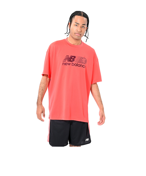 ニューバランス（new balance）バスケットボールウェア グラフィックショートスリーブTシャツ AMT55090DTR