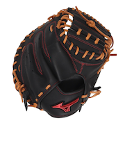 ミズノ（MIZUNO）軟式 グラブ 捕手用 M-R型 野球グローブ 一般 ウィルドライブ レッド 1AJCR32810 0949