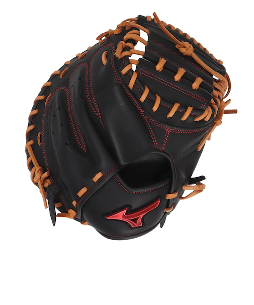 ミズノ(MIZUNO)軟式 グラブ 捕手用 M-R型 野球グローブ 一般 ウィルドライブ レッド 1AJCR32810 0949