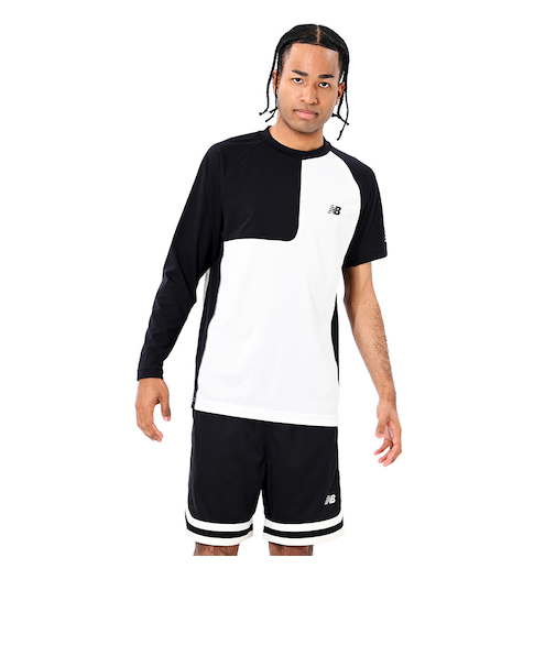 ニューバランス（new balance）バスケットボールウェア アシンメトリーニットシャツ AMT55094SST