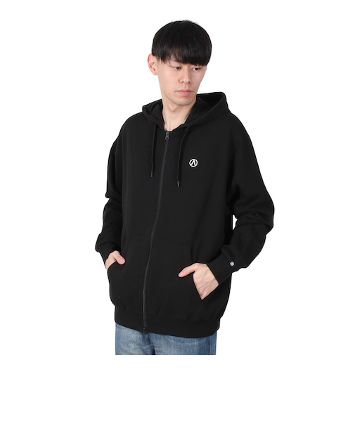 エアボーン（ARBN）ジップ フーディー AB2024FWM-APP413BLK