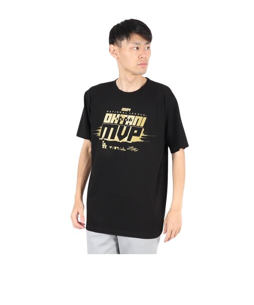 野球ウェア ドジャース 大谷翔平 ナショナルリーグ MVP 2024 受賞記念 背番号 Tシャツ ML01-24FW-0143