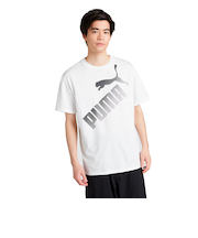 プーマ（PUMA）ESS MX リラックス グラフィック 半袖Tシャツ 686860 02 WHT