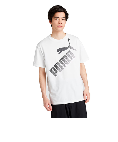プーマ（PUMA）ESS MX リラックス グラフィック 半袖Tシャツ 686860 02 WHT
