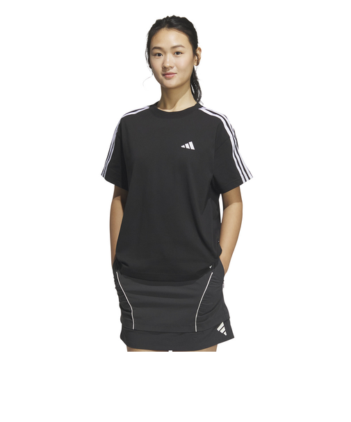 アディダス（adidas）エッセンシャルズ プラス スリーストライプス 半袖Tシャツ JUP44-JW4499
