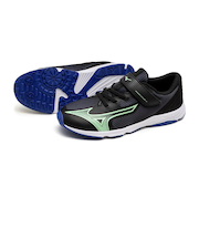 ミズノ（MIZUNO）ジュニアスポーツシューズ ベルクロ ベルト付き スニーカー スピードスタッズ4 ベルト K1GC242307