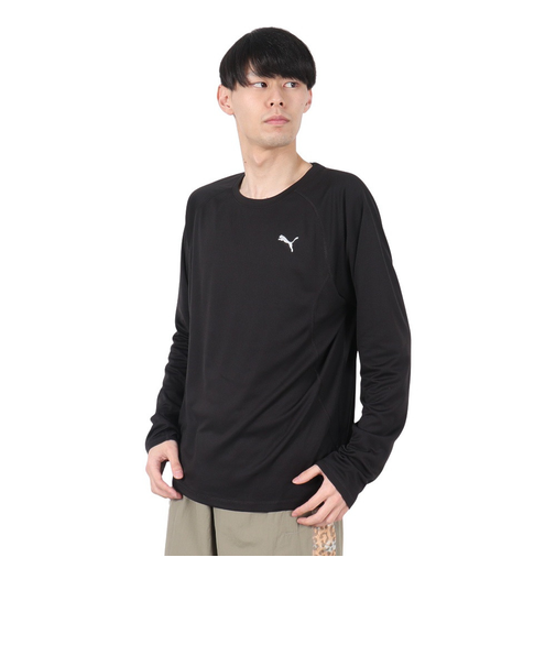 プーマ（PUMA）ランニング ラン ヴェロシティ AOP 長袖Tシャツ 527242 01 BLK