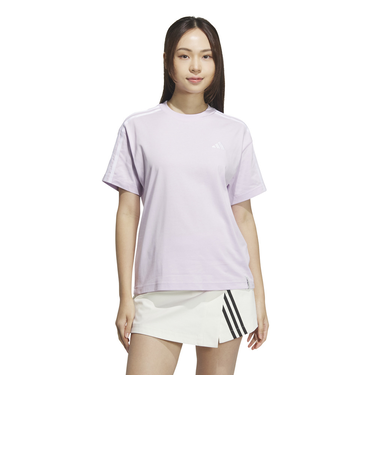 アディダス（adidas）エッセンシャルズ プラス スリーストライプス 半袖Tシャツ JUP44-JW4502