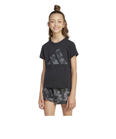 アディダス（adidas）ジュニア シーズナル エッセンシャルズ フラワー 半袖Tシャツ KTD42-JC7510