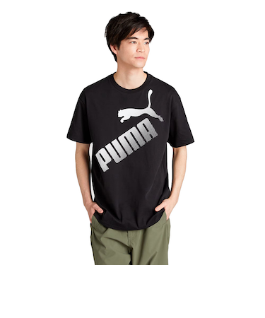 プーマ(PUMA)ESS MX リラックス グラフィック 半袖Tシャツ 686860 01 BLK