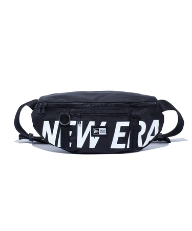 ニューエラ（NEW ERA）ウエストバッグ黒 2L プリントロゴ 14521296 ワンショルダーバッグ ヒップバッグ ウエストポーチ ボデイバック
