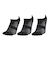 クー（Coo.）靴下 ショートソックス 冷感 HM 3足組  黒 22-25センチ BLK3 895CO5GSA0007 BLK 吸汗速乾 接触冷感 カジュア…