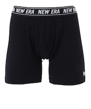 ニューエラ（NEW ERA）パンツ ボクサーパンツ ロング BLK 黒 M-LLサイズ14518221 新調 新生活 衣替え 前開き仕様 ロゴ入り おしゃれ …