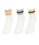 クー（Coo.）靴下 アンクルソックス 3足組 オフホワイト 25-28センチ LGNGRNNVY 894CO5GSA0054 LGN 抗菌 防臭 おしゃれ …