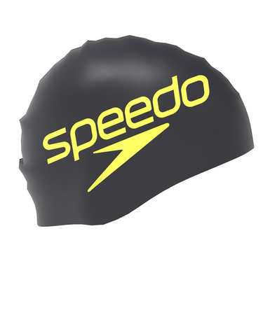 スピード（SPEEDO）スイムキャップ 水泳 帽子 プリントシリコーンキャップ SE12515 KY シンプル おしゃれ トレーニング ロゴ入り