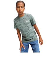 プーマ（PUMA）ボーイズ ミッド 90S AOP 半袖 Tシャツ 687845 30 MNT