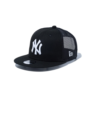 ニューエラ(NEW ERA)帽子 Youth 9FIFTY トラッカー ニューヨーク・ヤンキース キャップ 黒 52-55.8cm 14524525 6-15…