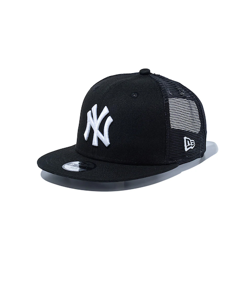 ニューエラ(NEW ERA)帽子 Youth 9FIFTY トラッカー ニューヨーク・ヤンキース キャップ 黒 52-55.8cm 14524525 6-15…