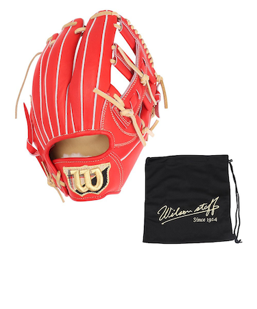 ウイルソン（Wilson）硬式用グラブ 内野手用 野球グローブ 一般 スタッフ デュアル D5型 WBW103247
