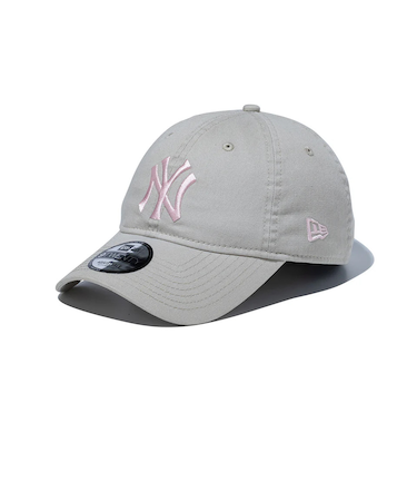 ニューエラ（NEW ERA）帽子 9TWENTY ニューヨーク・ヤンキース ウォッシュドコットン キャップ グレー 57.0-61.0cm 14525103