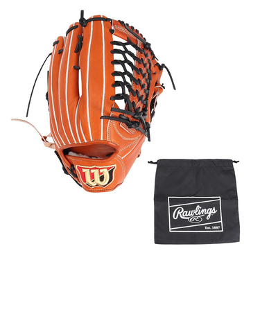 ウイルソン（Wilson）硬式用グラブ 外野手用 野球グローブ 一般 スタッフ デュアル D8型 WBW102919