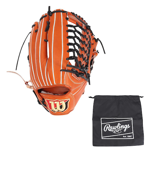 ウイルソン（Wilson）硬式用グラブ 外野手用 野球グローブ 一般 スタッフ デュアル D8型 WBW102919