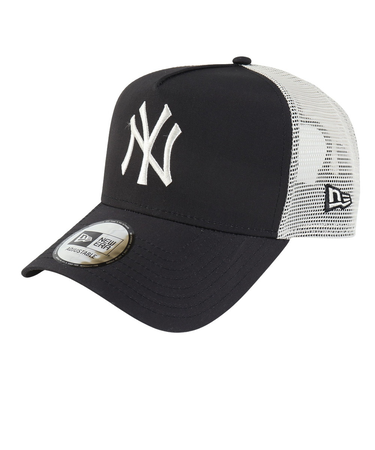 ニューエラ（NEW ERA）帽子 キャップ 9FORTY A-Frame トラッカー MLB Typewriter ニューヨーク・ヤンキース 14388614…