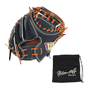 ウイルソン（Wilson）硬式用グラブ 捕手用 キャッチャーミット 野球グローブ 一般 スタッフ デュアル CM33型 WBW103262