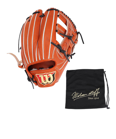 ウイルソン（Wilson）硬式用グラブ 内野手用 野球グローブ 一般 スタッフ デュアル D5型 WBW102895