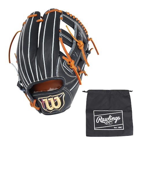 ウイルソン（Wilson）硬式用グラブ 内野手用 野球グローブ 一般 スタッフ デュアル D5型 WBW103248