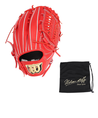 ウイルソン（Wilson）硬式用グラブ 投手用 野球グローブ 一般 スタッフ デュアル 33型 WBW103243