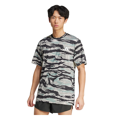アディダス（adidas）トレイン エッセンシャルズ カモ AOP 半袖Tシャツ KQC46-JN5954