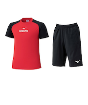 ミズノ(MIZUNO)ジュニア Tシャツ ハーフパンツ セット 32JGC41196