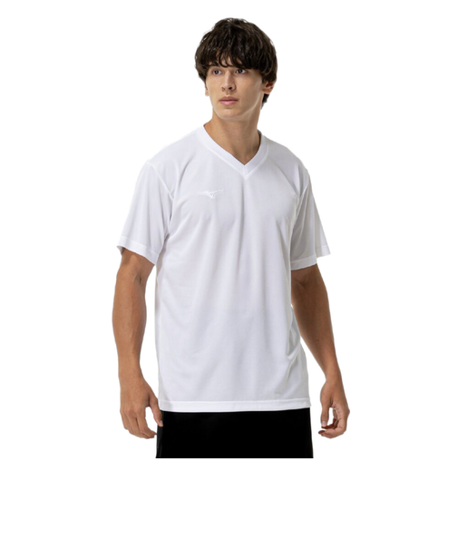 ミズノ（MIZUNO）ナビドライTシャツ 半袖 Vネック 32MAC19170