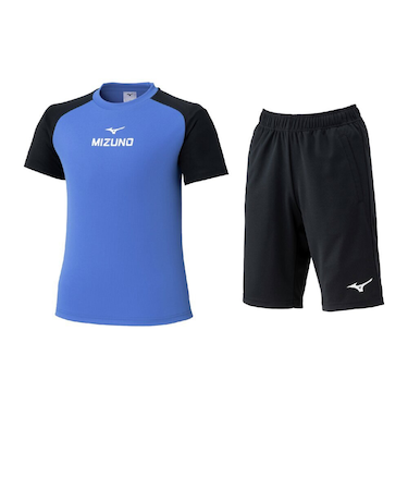 ミズノ（MIZUNO）ジュニア Tシャツ ハーフパンツ セット 32JGC41191