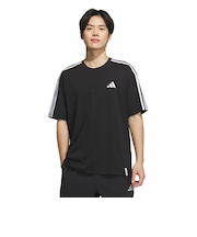 アディダス（adidas）エッセンシャルズ プラス ルーズフィット スリーストライプス 半袖Tシャツ JUP90-JW6944