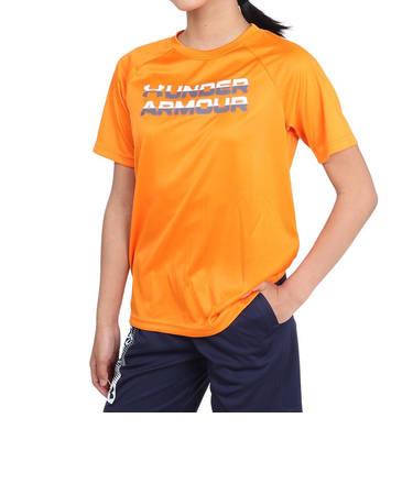 アンダーアーマー（UNDER ARMOUR）ジュニア テック スプリットロゴ 半袖Tシャツ 1390280 810