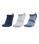 クー（Coo.）靴下 冷感ショート丈ソックス 3足組 GRYBLUNVY 25-28センチ 894CO5GSA0015 GRY 吸汗速乾 接触冷感 カジュアル