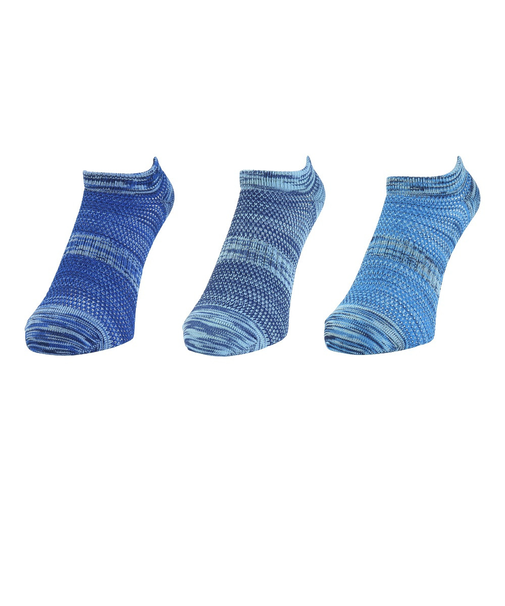 クー(Coo.)靴下 冷感HM ショート丈ソックス 3足組 25-28センチ SAXBLUNVY 894CO5GSA0018 SAX 吸汗速乾 接触冷感 カジ…