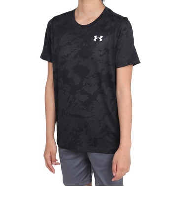 アンダーアーマー（UNDER ARMOUR）ジュニア テック ジャカード 半袖Tシャツ 1390019 001