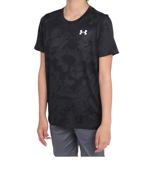 アンダーアーマー（UNDER ARMOUR）ジュニア テック ジャカード 半袖Tシャツ 1390019 001