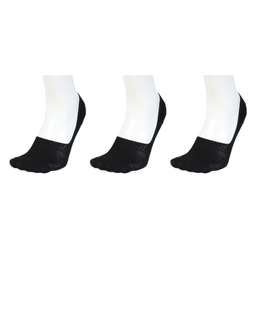 クー(Coo.)靴下 冷感HMカバー ショート丈ソックス 3足組 黒 22-25センチ BLK3 895CO5GSA0006 BLK 吸汗速乾 接触冷感 脱げ…