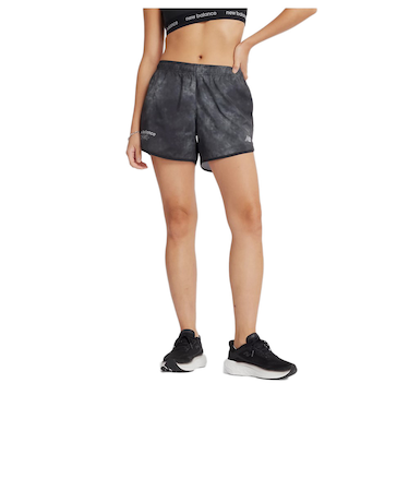 ニューバランス(new balance)Nagoya Marathon Printed 5 Inch ミッドライズ丈 ショートパンツ AWS5105YBK