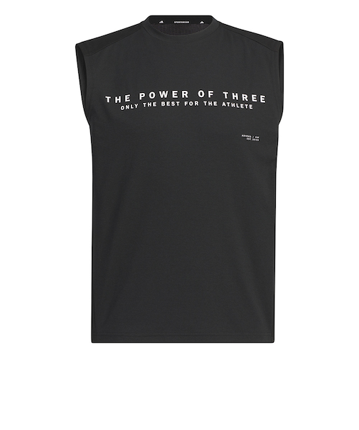 アディダス（adidas）Adptn ホリゾンタル ストライプス テクスチャード ダブルニット ノースリーブシャツ KQD53-JM2085